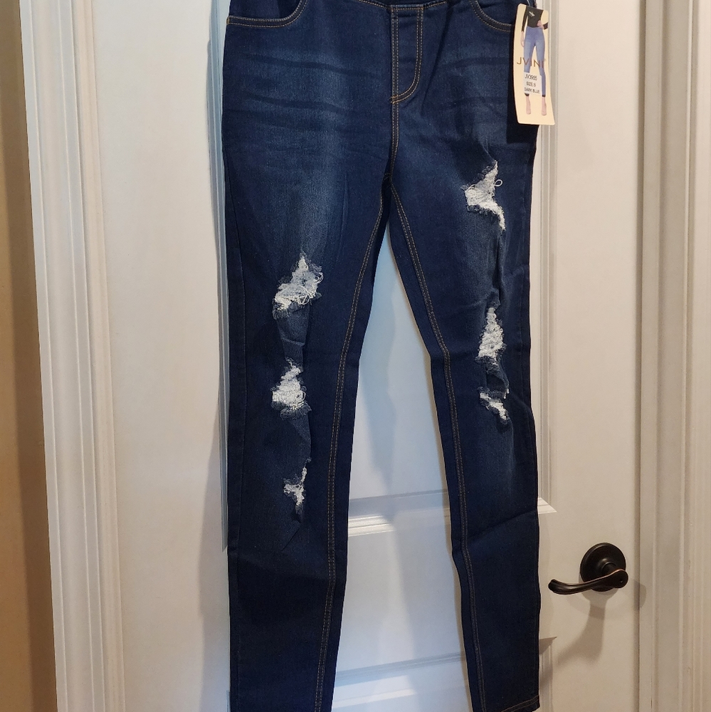 Dark Blue Jeggings Jens